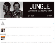 Tablet Screenshot of jungleskateshop.blogspot.com