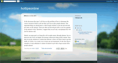 Desktop Screenshot of hottipsonline.blogspot.com