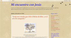 Desktop Screenshot of miencuentroconjesus1.blogspot.com