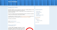 Desktop Screenshot of hoyestecnologia.blogspot.com