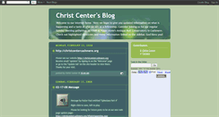 Desktop Screenshot of christcenters.blogspot.com