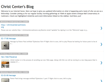 Tablet Screenshot of christcenters.blogspot.com
