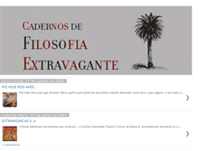 Tablet Screenshot of filosofia-extravagante.blogspot.com