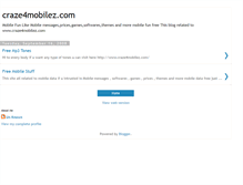 Tablet Screenshot of craze4mobilez.blogspot.com