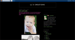 Desktop Screenshot of llscreations.blogspot.com