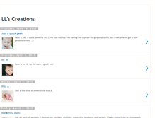 Tablet Screenshot of llscreations.blogspot.com
