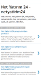 Mobile Screenshot of netyatirim24.blogspot.com