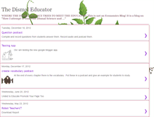 Tablet Screenshot of dismaleducator.blogspot.com
