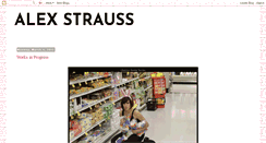 Desktop Screenshot of alex-strauss.blogspot.com