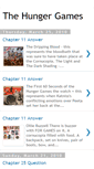 Mobile Screenshot of honorsenglish9-hungergames.blogspot.com