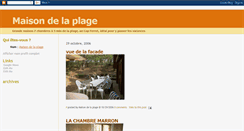 Desktop Screenshot of maison-de-la-plage.blogspot.com