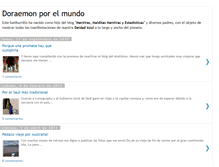 Tablet Screenshot of doraemonporelmundo.blogspot.com