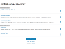 Tablet Screenshot of commentagency.blogspot.com