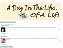 Tablet Screenshot of adayinthelifeofalif.blogspot.com