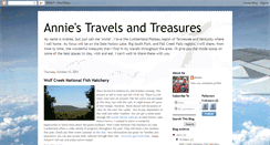 Desktop Screenshot of anniestravelsandtreasures.blogspot.com