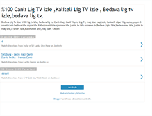 Tablet Screenshot of ligtv-canlibedava.blogspot.com