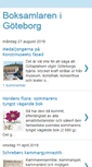 Mobile Screenshot of boksamlarenigoteborg.blogspot.com