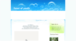 Desktop Screenshot of fountofyouth.blogspot.com