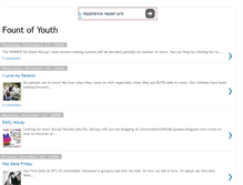 Tablet Screenshot of fountofyouth.blogspot.com