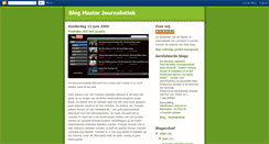 Desktop Screenshot of masterjournalistiek.blogspot.com