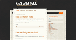 Desktop Screenshot of kissandtellstories.blogspot.com