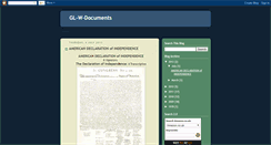 Desktop Screenshot of gl-w-documents.blogspot.com