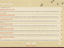 Tablet Screenshot of espace-actu.blogspot.com