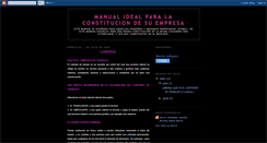 Desktop Screenshot of manualtuidealempresa.blogspot.com