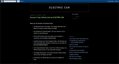 Desktop Screenshot of gas2electricity.blogspot.com