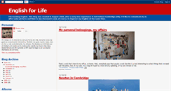 Desktop Screenshot of englishforlife08.blogspot.com