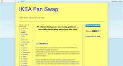 Desktop Screenshot of ikeafanswap.blogspot.com