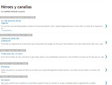 Tablet Screenshot of heroesycanallas.blogspot.com