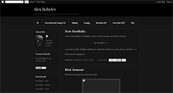 Desktop Screenshot of alexbobylev.blogspot.com