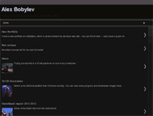 Tablet Screenshot of alexbobylev.blogspot.com