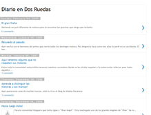 Tablet Screenshot of diarioen2ruedas.blogspot.com