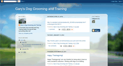 Desktop Screenshot of garysdoggrooming.blogspot.com