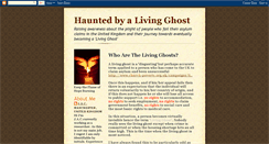 Desktop Screenshot of alivingghost.blogspot.com