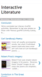 Mobile Screenshot of interactive-literature.blogspot.com