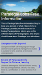 Mobile Screenshot of paralegal-jobs-information.blogspot.com