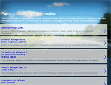 Tablet Screenshot of paralegal-jobs-information.blogspot.com