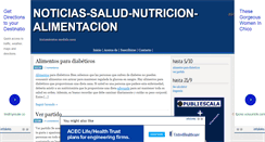 Desktop Screenshot of noticias-salud-nutricion-alimentacion.blogspot.com