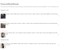Tablet Screenshot of foreverstylestruck.blogspot.com