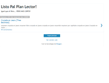 Tablet Screenshot of listopalplanlector.blogspot.com