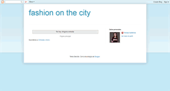 Desktop Screenshot of fashiononthecity.blogspot.com