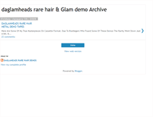Tablet Screenshot of daglamheadsrarehairdemos.blogspot.com