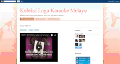 Desktop Screenshot of karaokemelayu.blogspot.com