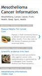 Mobile Screenshot of mesothelioma-informationz.blogspot.com