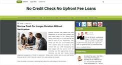 Desktop Screenshot of nocreditchecknoupfrontfeeloan.blogspot.com