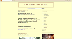 Desktop Screenshot of iamthereforeicook.blogspot.com