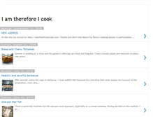 Tablet Screenshot of iamthereforeicook.blogspot.com